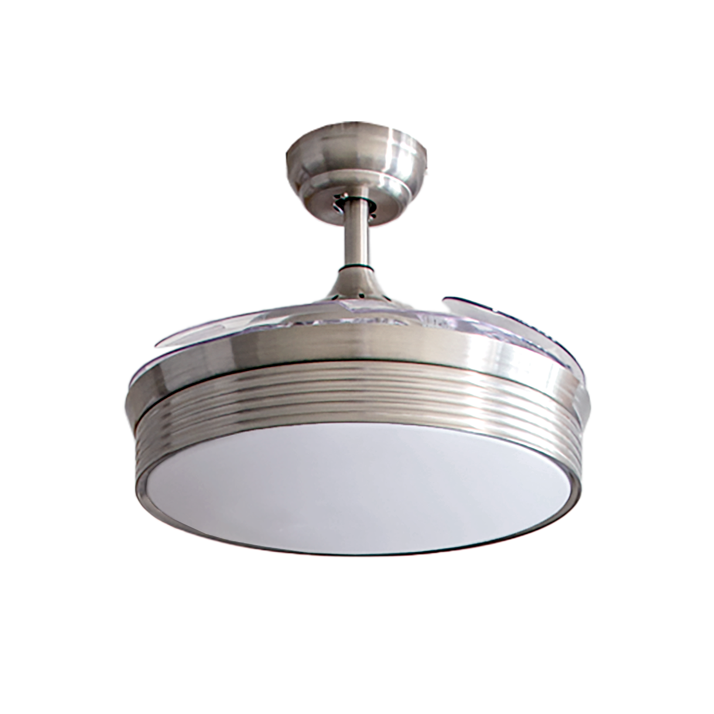 Ventilador Roma 42" Satinado 4 Aspas con Luz LED de 3 Tonos - MASTERFAN